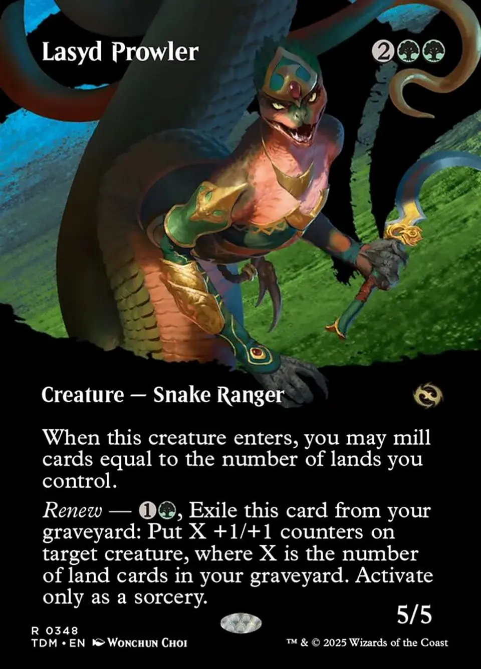 Lasyd Prowler (Showcase foil) | Español | NM | TDM 1