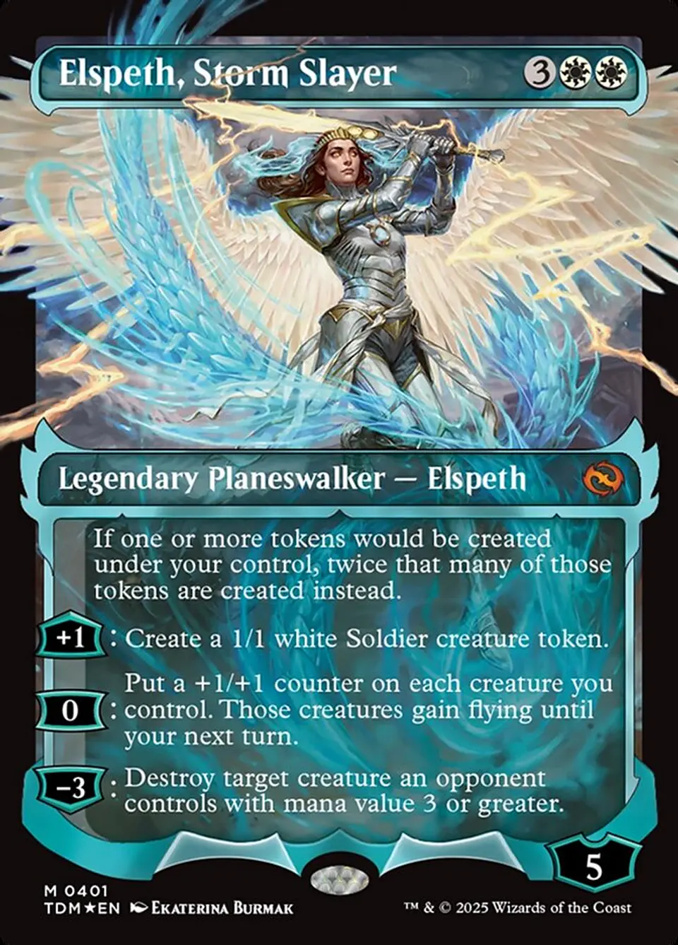 Elspeth, Storm Slayer (Showcase foil) | Japonés | NM | TDM 1
