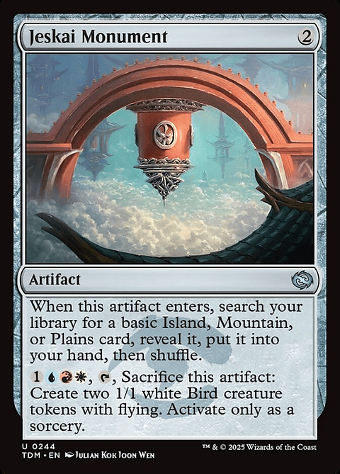 Jeskai Monument (foil) | Español | NM | TDM