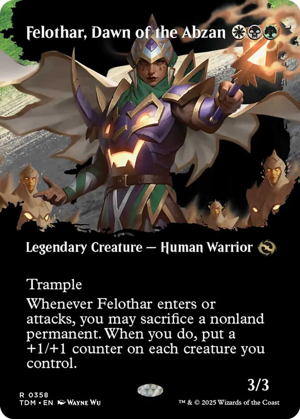 Felothar, Dawn of the Abzan (Showcase) | Inglés | NM | TDM 1