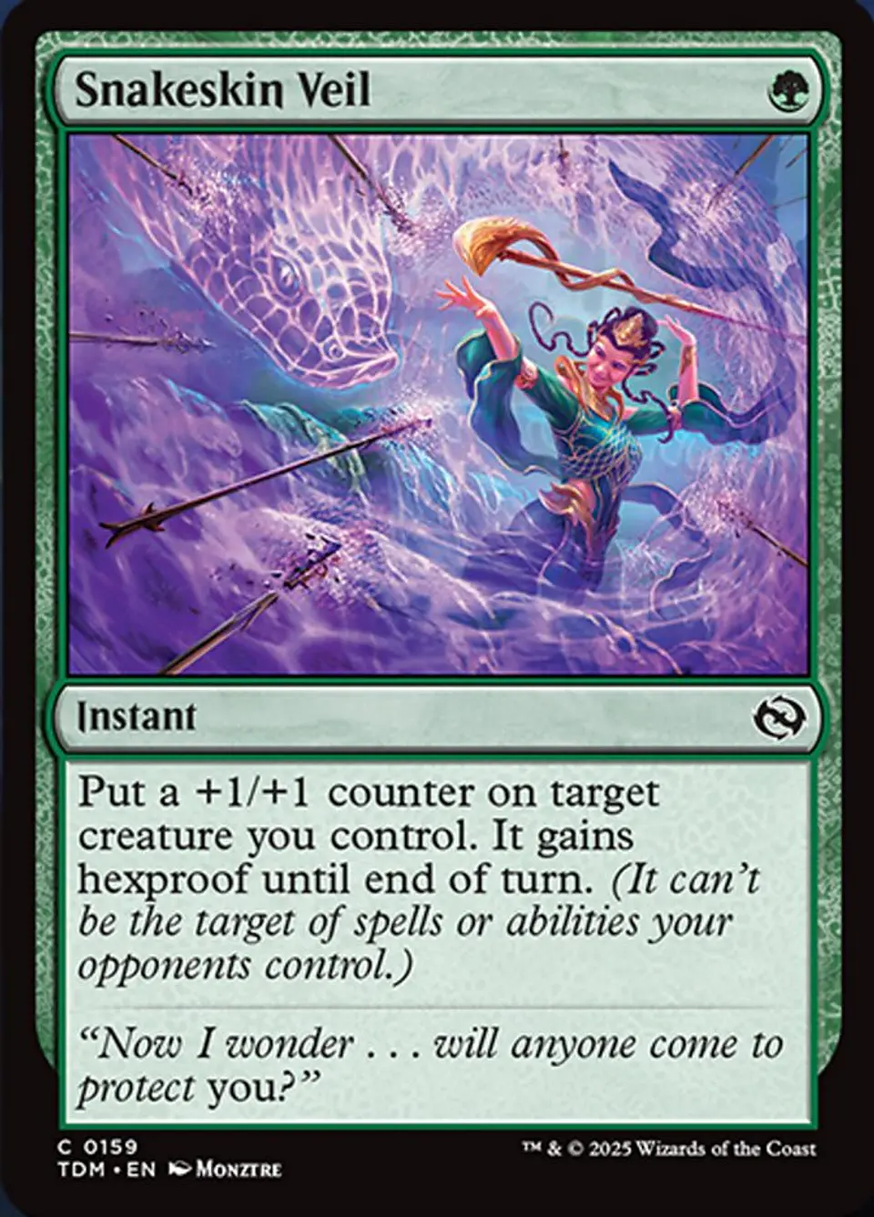 Snakeskin Veil (foil) | Inglés | NM | TDM 1