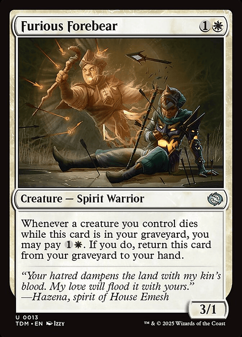 Furious Forebear (foil) | Inglés | NM | TDM