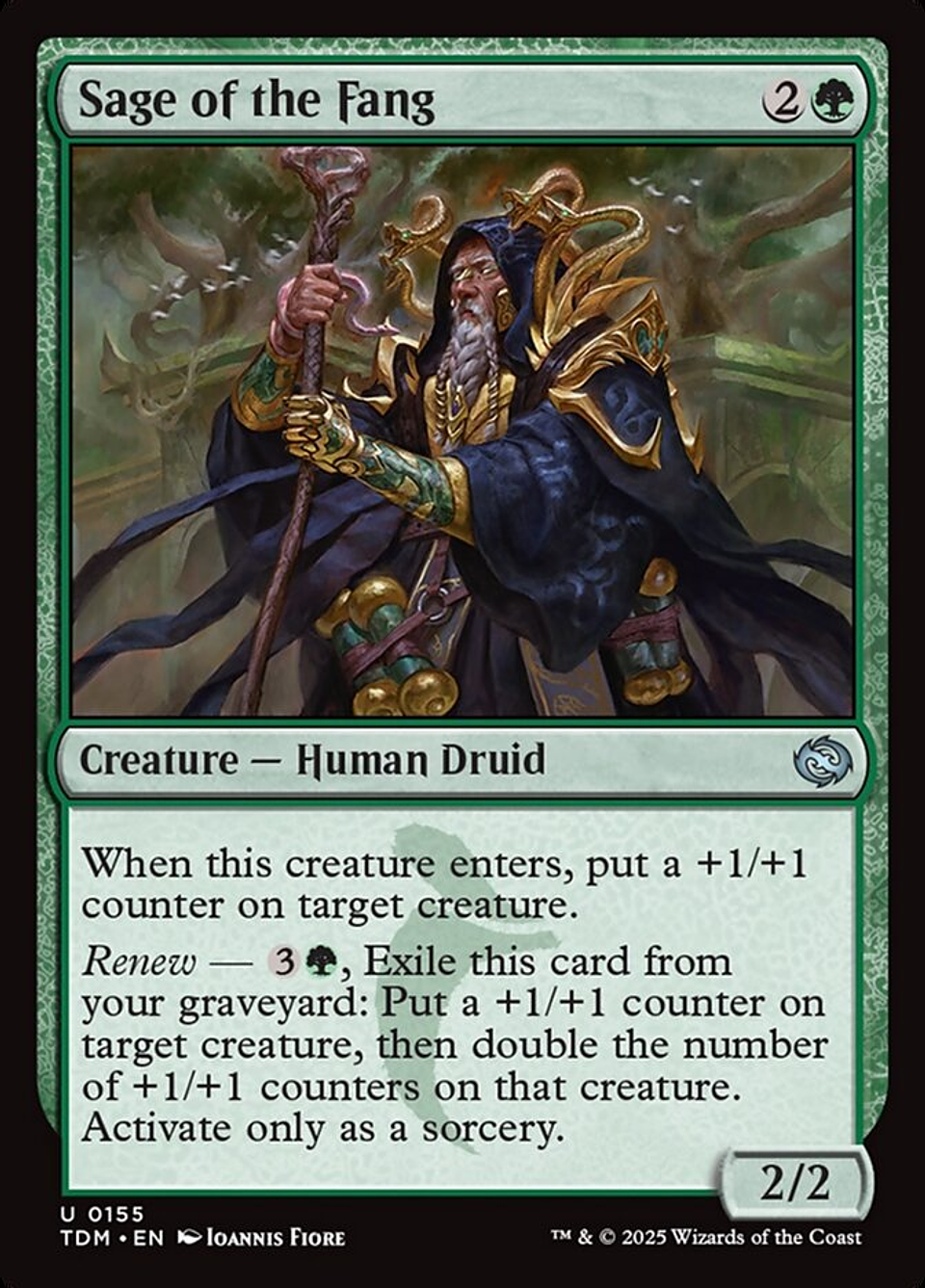 Sage of the Fang (foil) | Inglés | NM | TDM 1