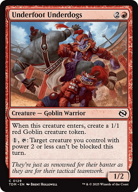 Underfoot Underdogs | Español | NM | TDM