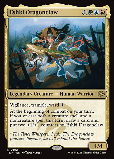 Eshki Dragonclaw (foil) | Inglés | NM | TDM