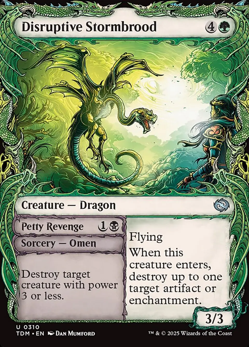 Disruptive Stormbrood // Petty Revenge (Showcase) | Inglés | NM | TDM 1