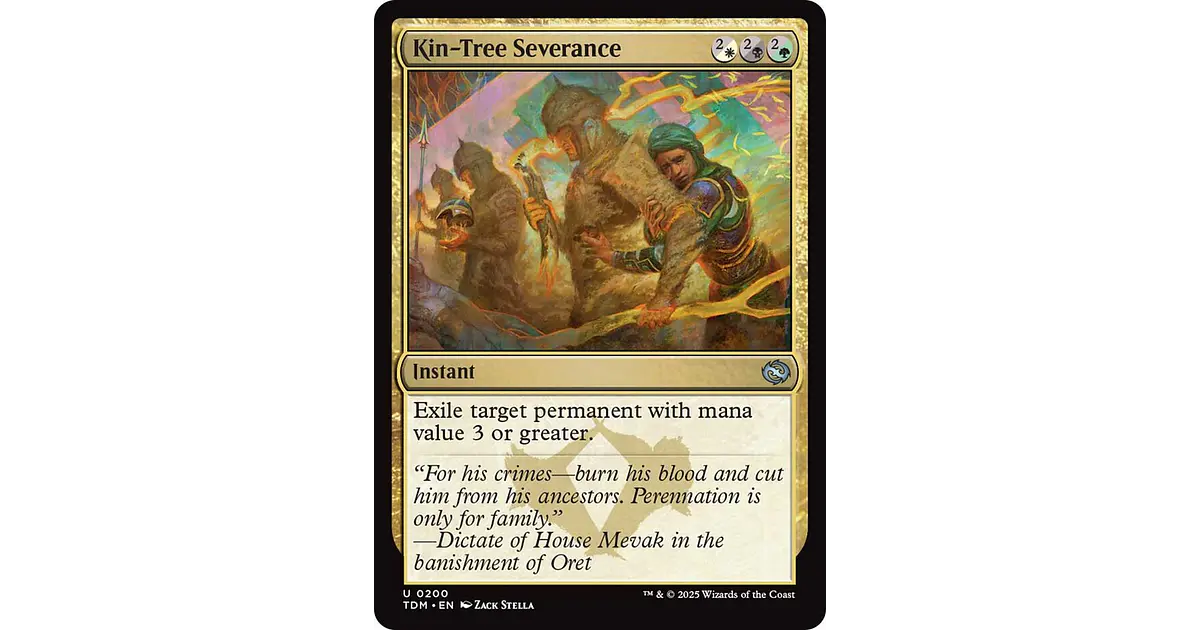 Kin-Tree Severance | Español | NM | TDM