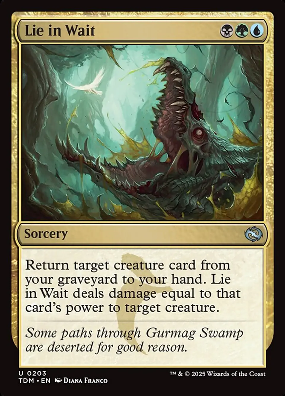 Lie in Wait (foil) | Inglés | NM | TDM 1