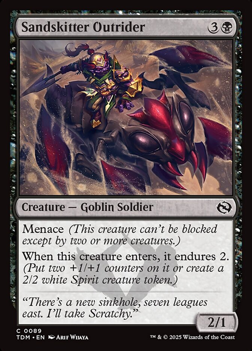 Sandskitter Outrider (foil) | Inglés | NM | TDM 1