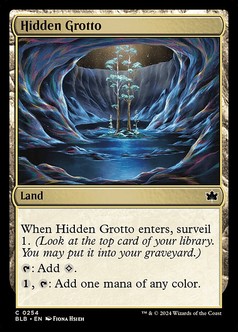 Hidden Grotto | Inglés | NM | BLB