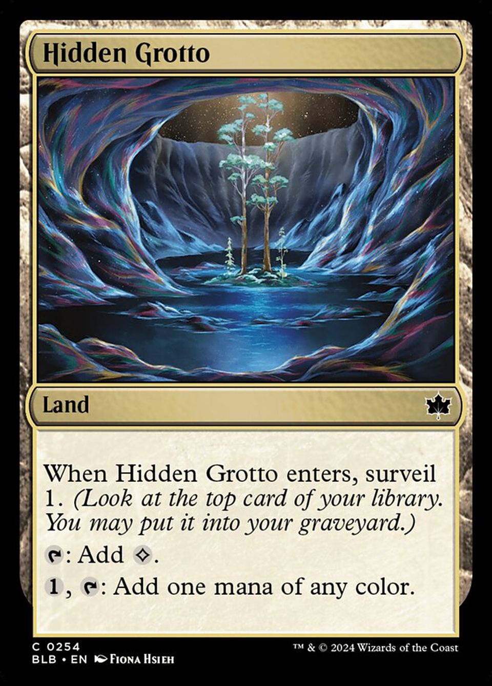 Hidden Grotto | Inglés | NM | BLB 1