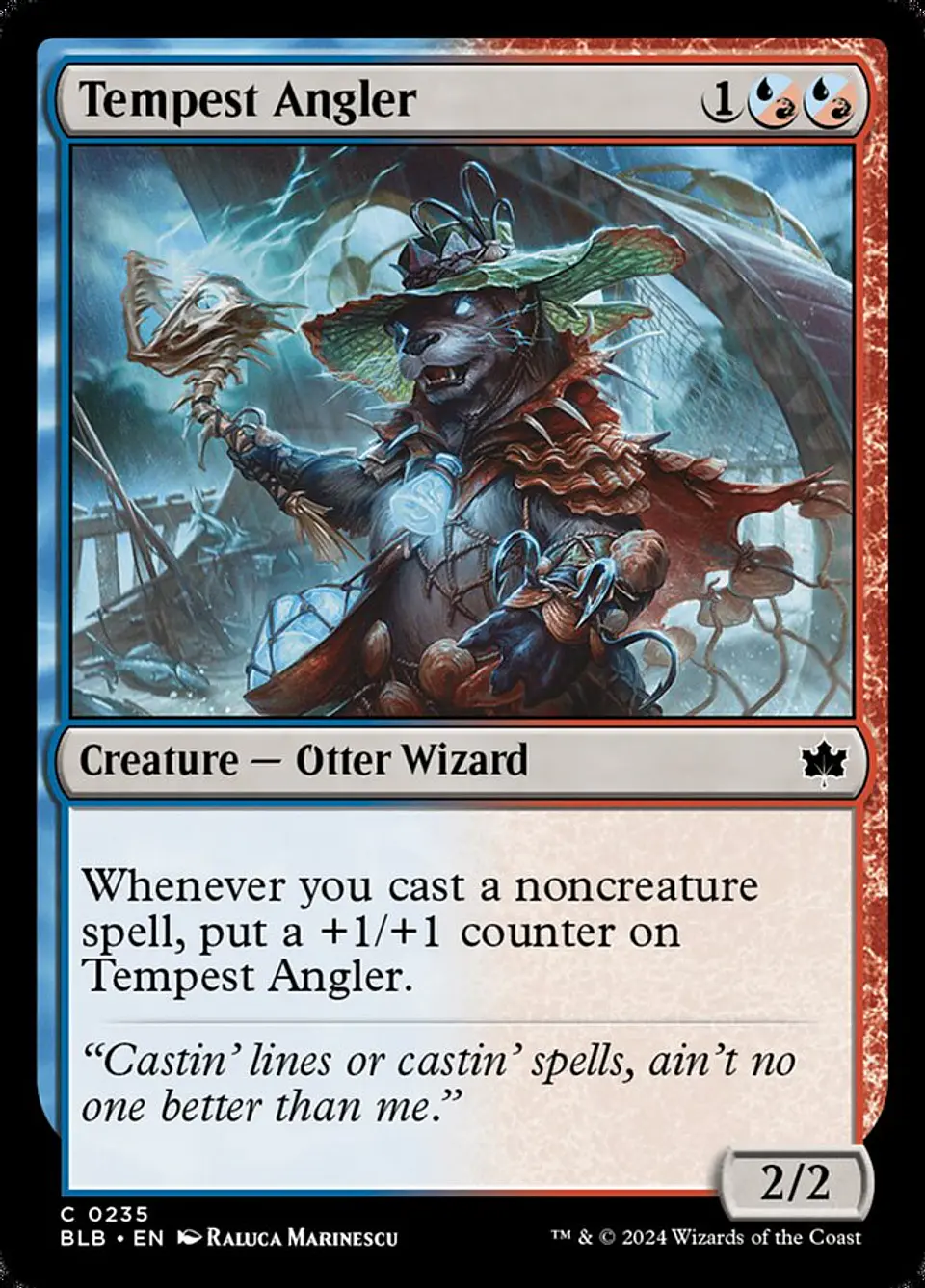 Tempest Angler (foil) | Español | NM | BLB 1