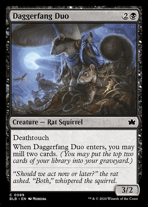 Daggerfang Duo (foil) | Español | NM | BLB