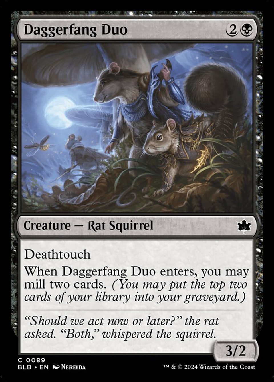 Daggerfang Duo (foil) | Español | NM | BLB 1