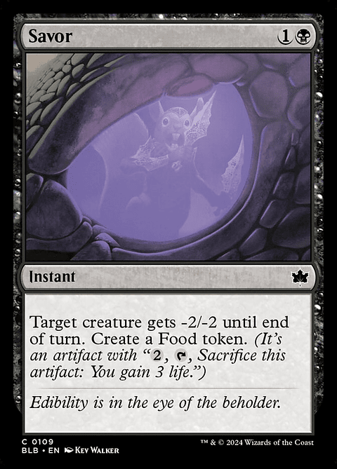 Savor (foil) | Español | NM | BLB