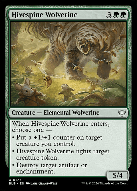 Hivespine Wolverine | Español | NM | BLB