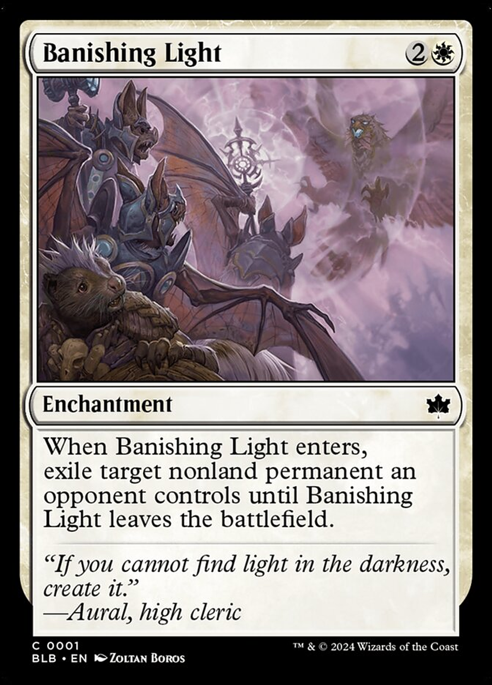 Banishing Light (foil) | Español | NM | BLB 1