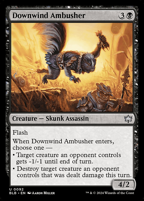 Downwind Ambusher | Español | NM | BLB