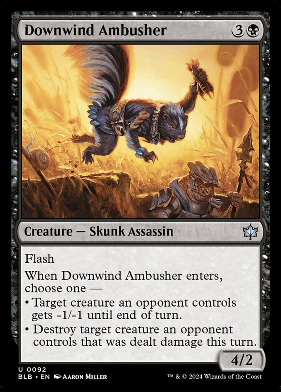 Downwind Ambusher | Español | NM | BLB 1