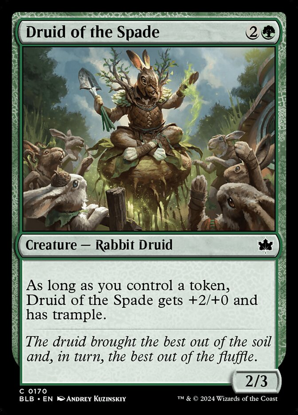 Druid of the Spade (foil) | Español | NM | BLB 1