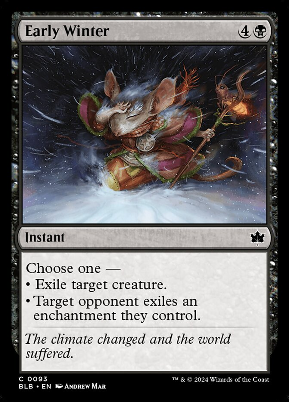 Early Winter (foil) | Español | NM | BLB 1