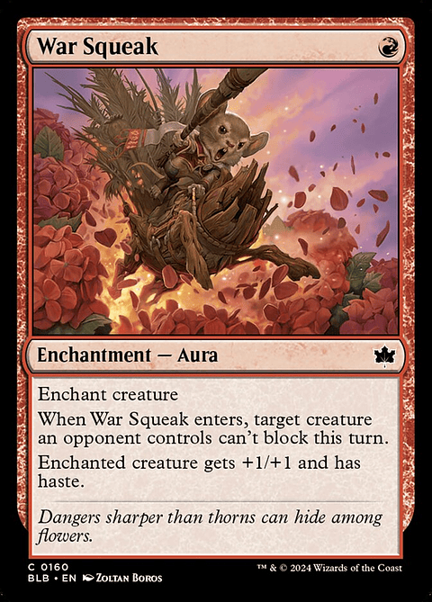 War Squeak (foil) | Español | NM | BLB