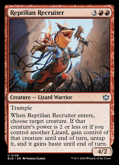 Reptilian Recruiter | Español | NM | BLB