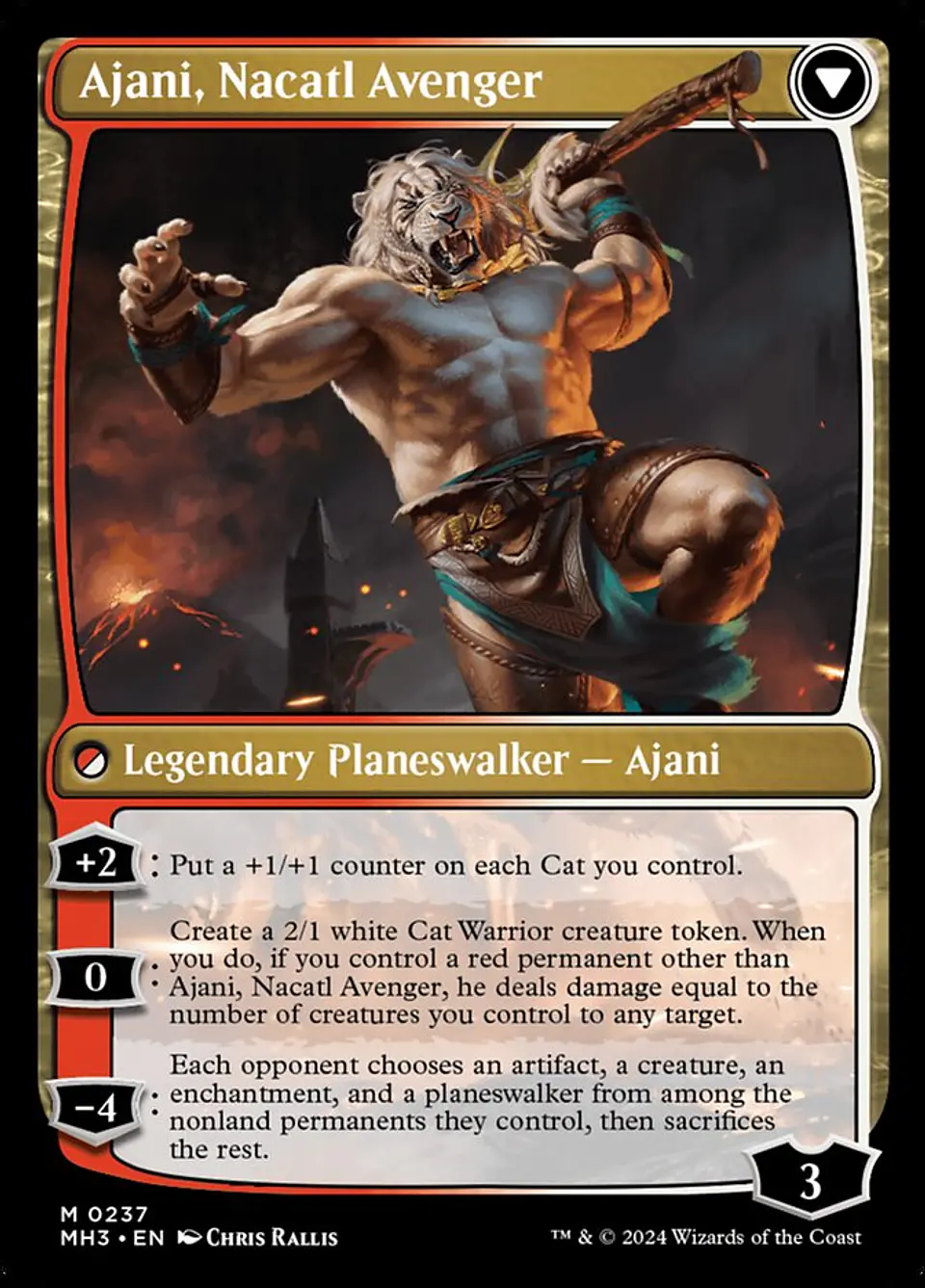 Ajani, Nacatl Pariah // Ajani, Nacatl Avenger | Inglés | NM | MH3 2