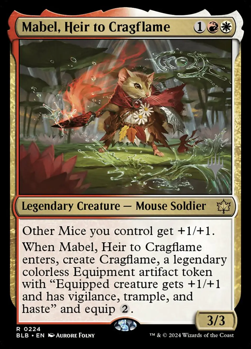 Mabel, Heir to Cragflame (foil) | Inglés | NM | PBLB 1