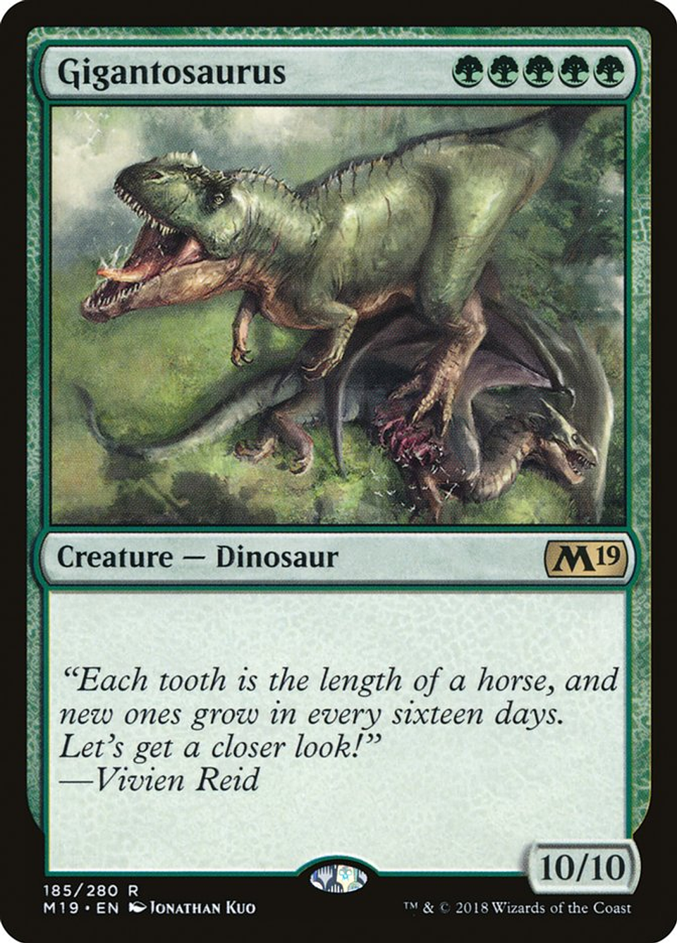 Gigantosaurus | Japonés | NM | M19 1