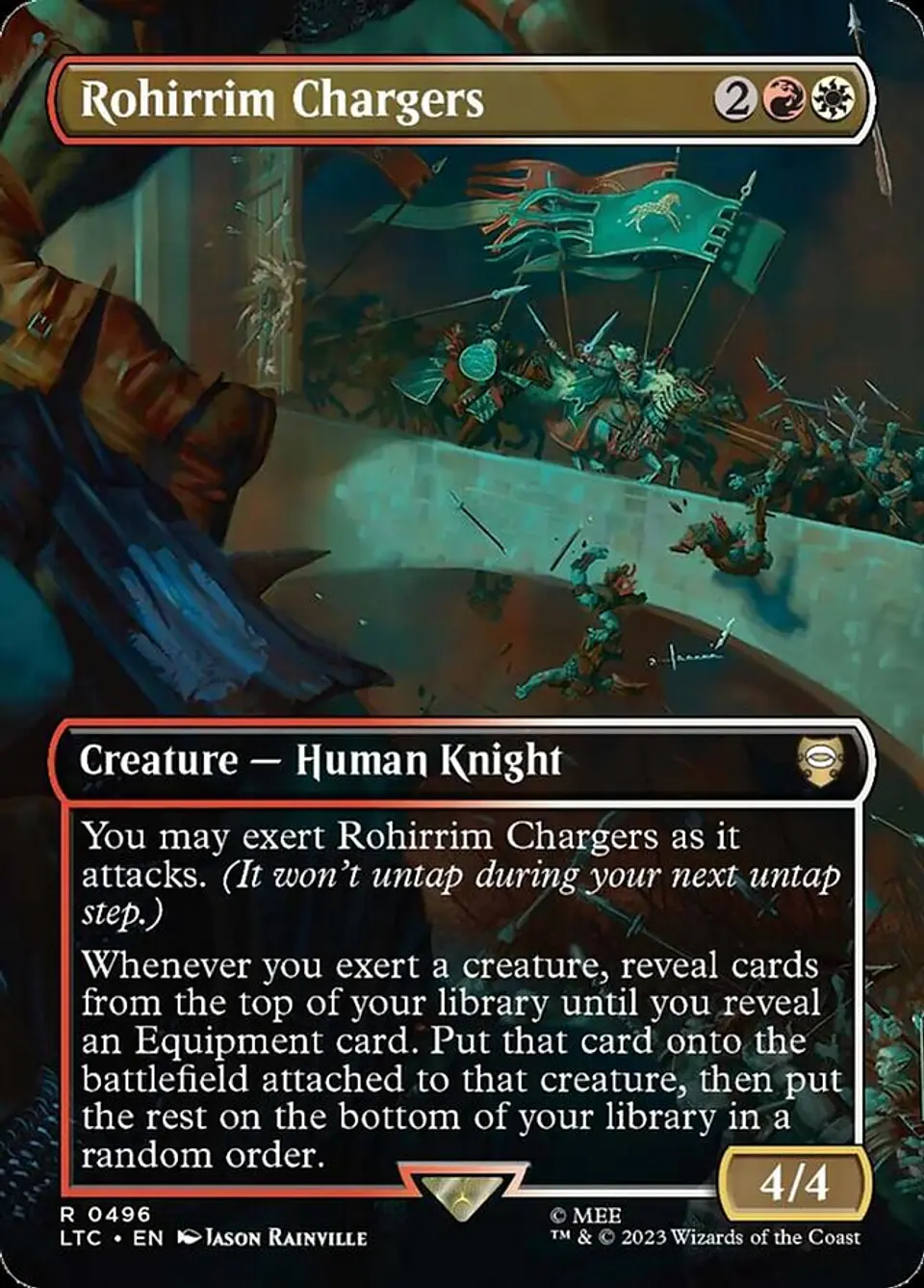 Rohirrim Chargers (Borderless foil) | Inglés | NM | LTC 1