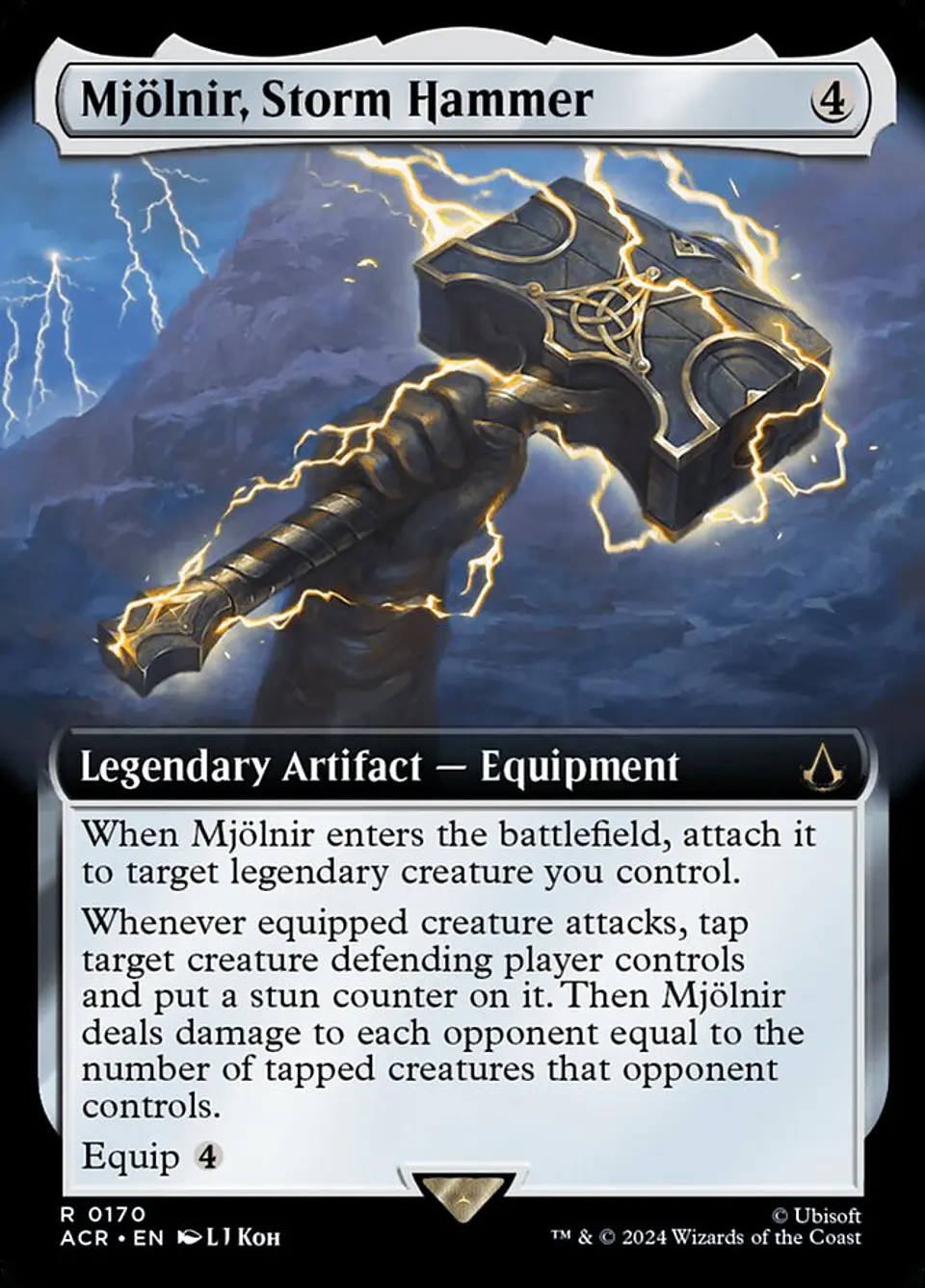 Mjölnir, Storm Hammer (Extended Art) | Inglés | NM | ACR 1