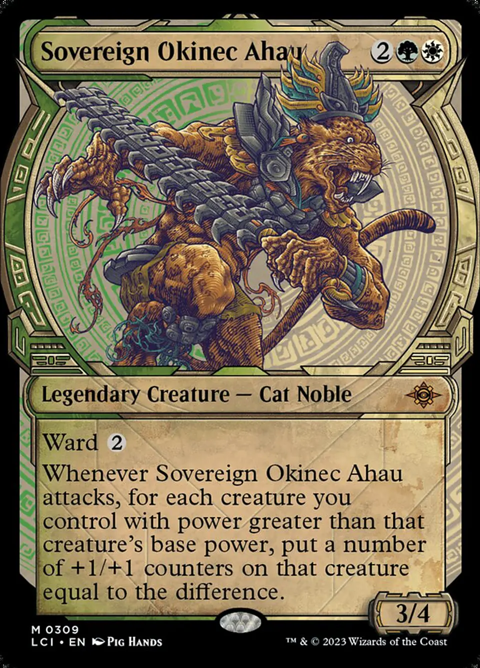 Sovereign Okinec Ahau (Showcase) | Inglés | NM | LCI 1