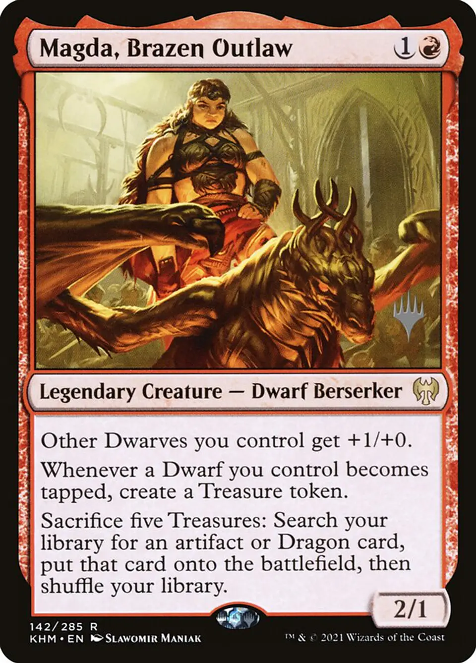 Magda, Brazen Outlaw (foil) | Español | NM | PKHM 1