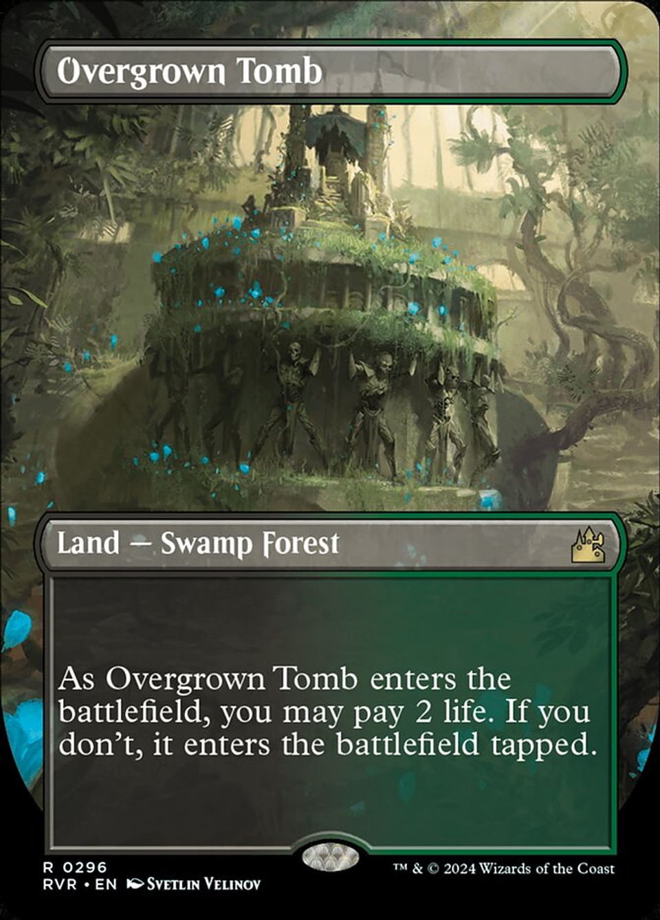 Overgrown Tomb (Borderless) | Inglés | NM | RVR 1