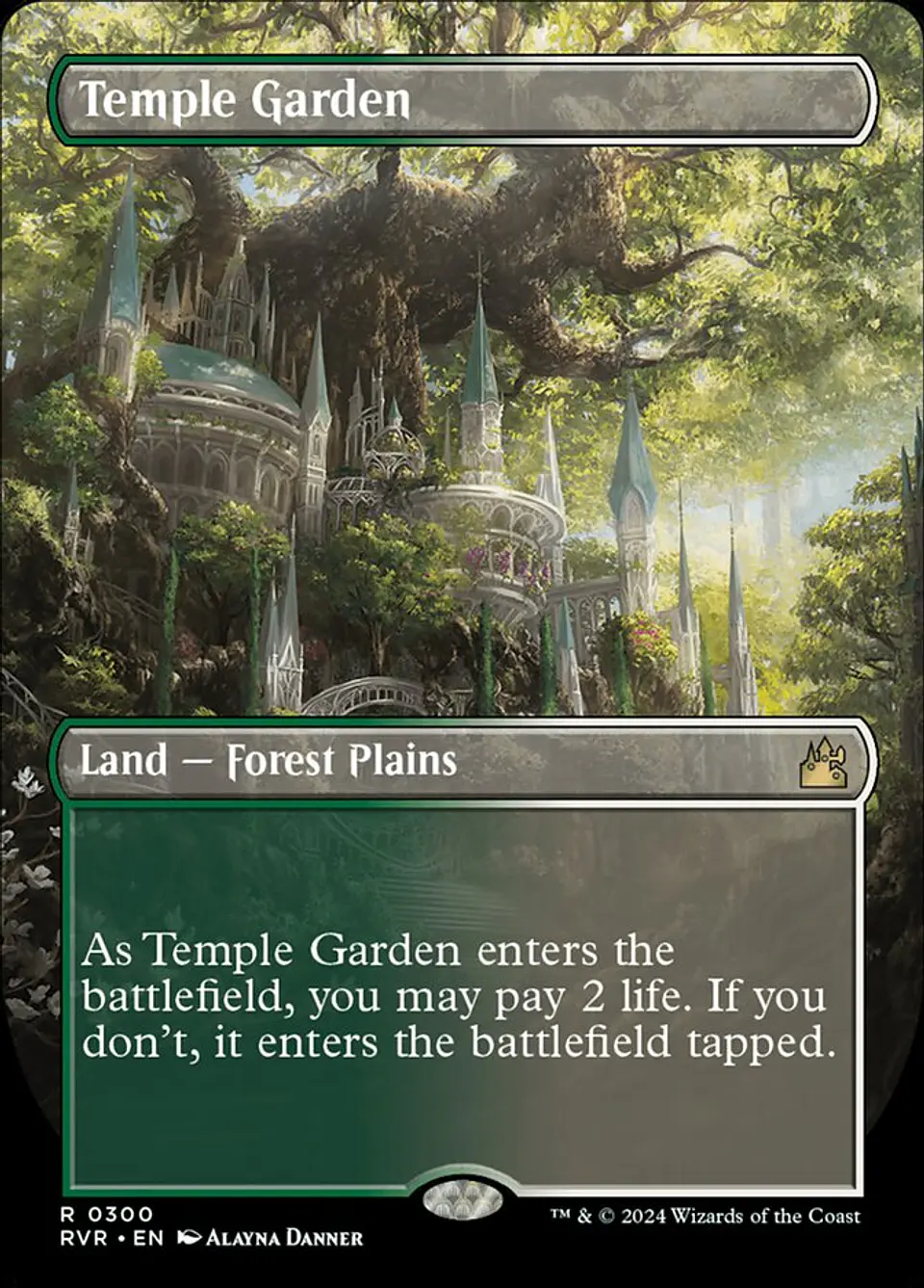 Temple Garden (Borderless) | Inglés | NM | RVR 1