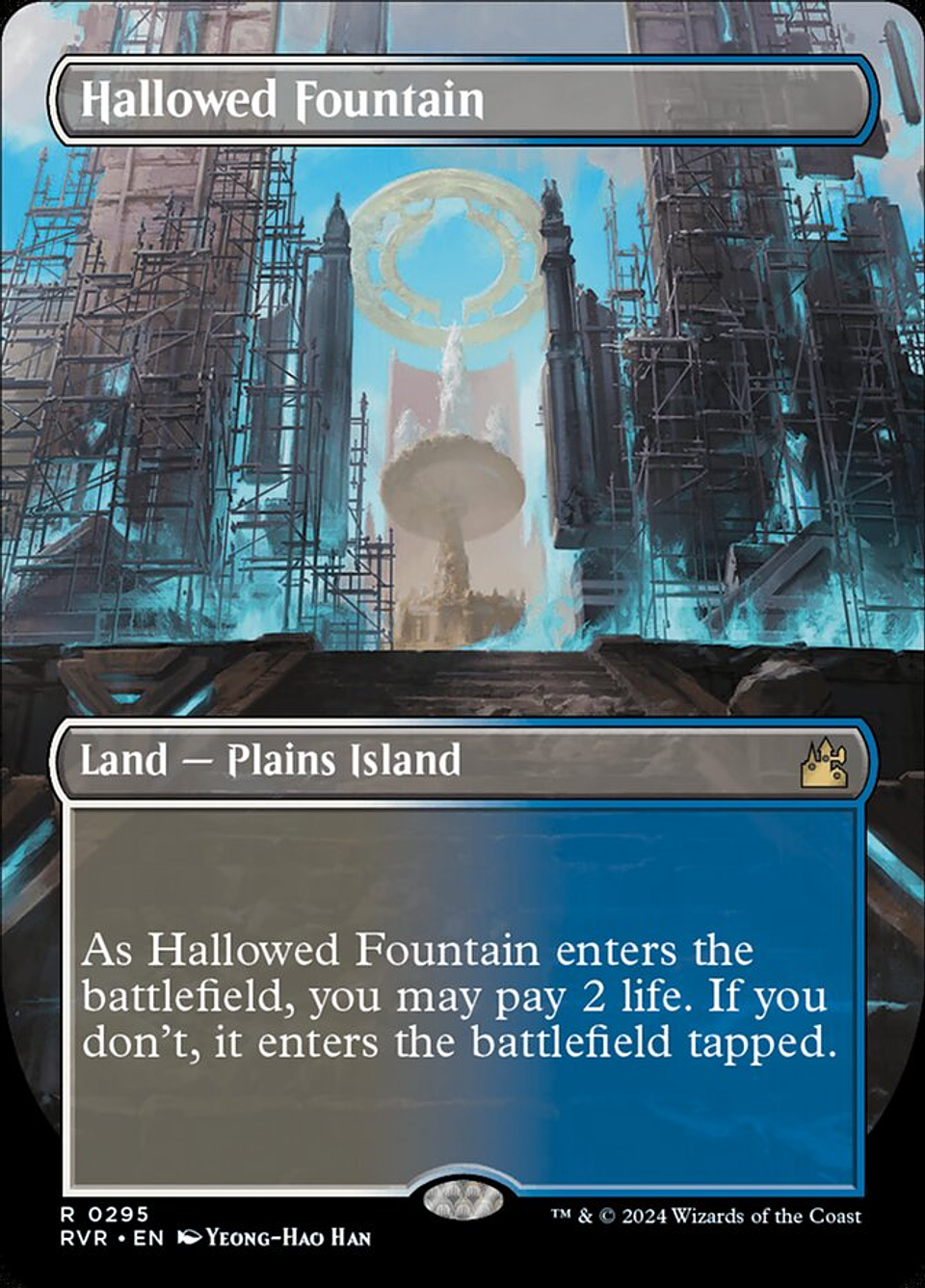 Hallowed Fountain (Borderless) | Inglés | NM | RVR 1