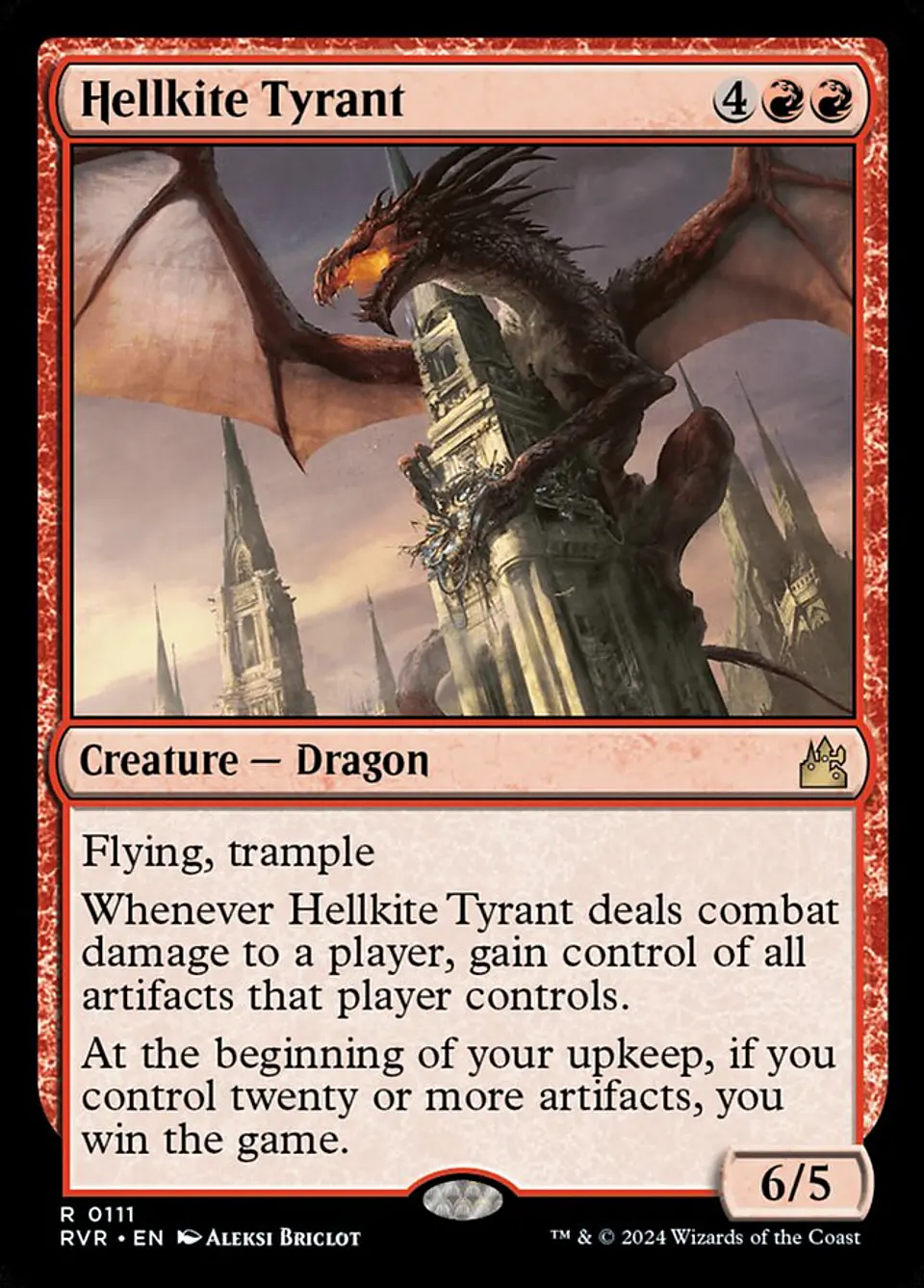 Hellkite Tyrant (foil) | Inglés | NM | RVR 1