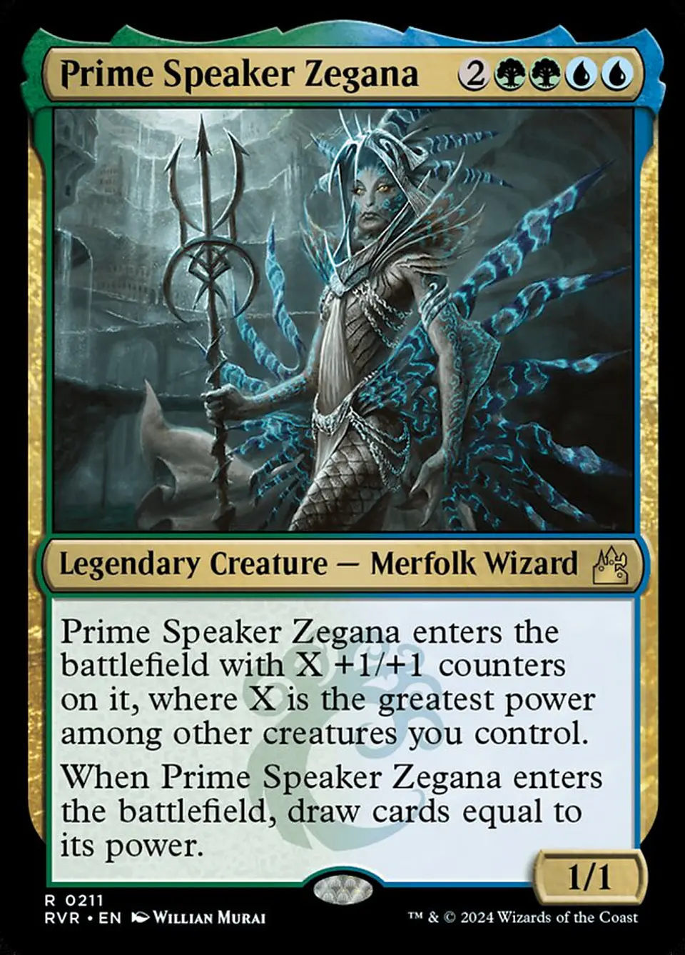 Prime Speaker Zegana (foil) | Inglés | NM | RVR 1