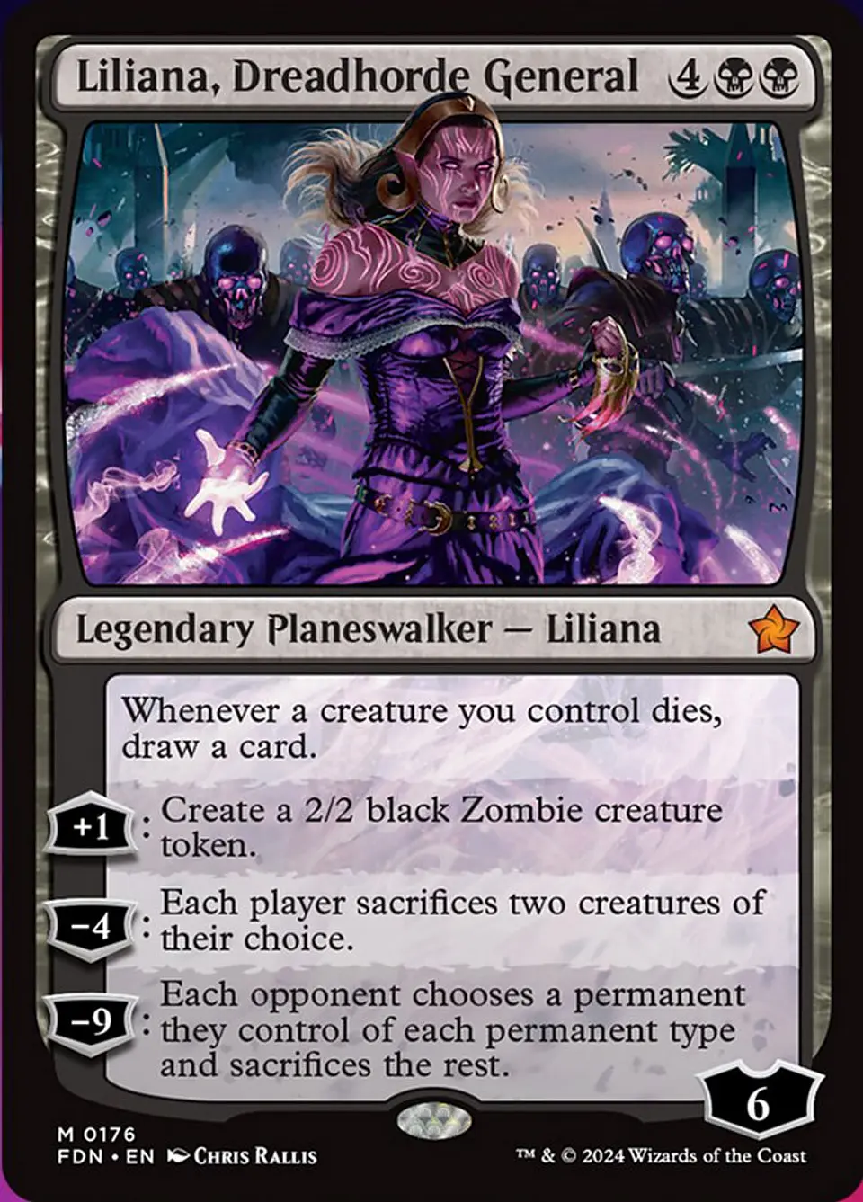 Liliana, Dreadhorde General | Español | NM | FDN 1
