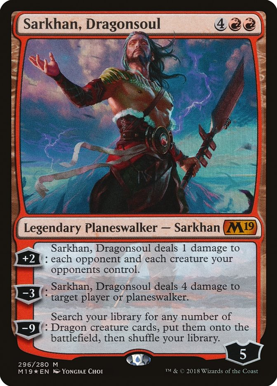 Sarkhan, Dragonsoul (foil) | Español | NM | M19 1