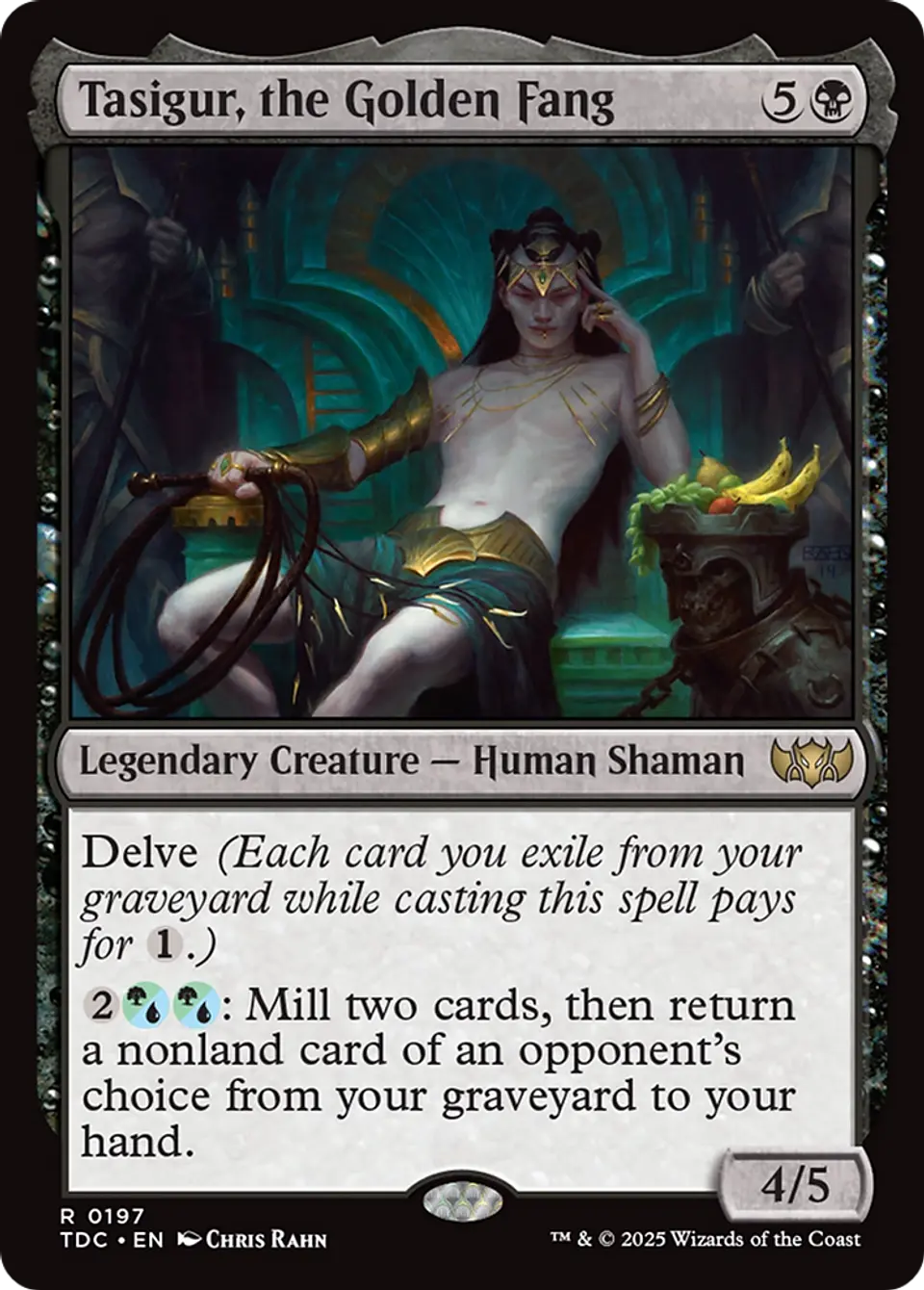 Tasigur, the Golden Fang | Inglés | NM | TDC 1