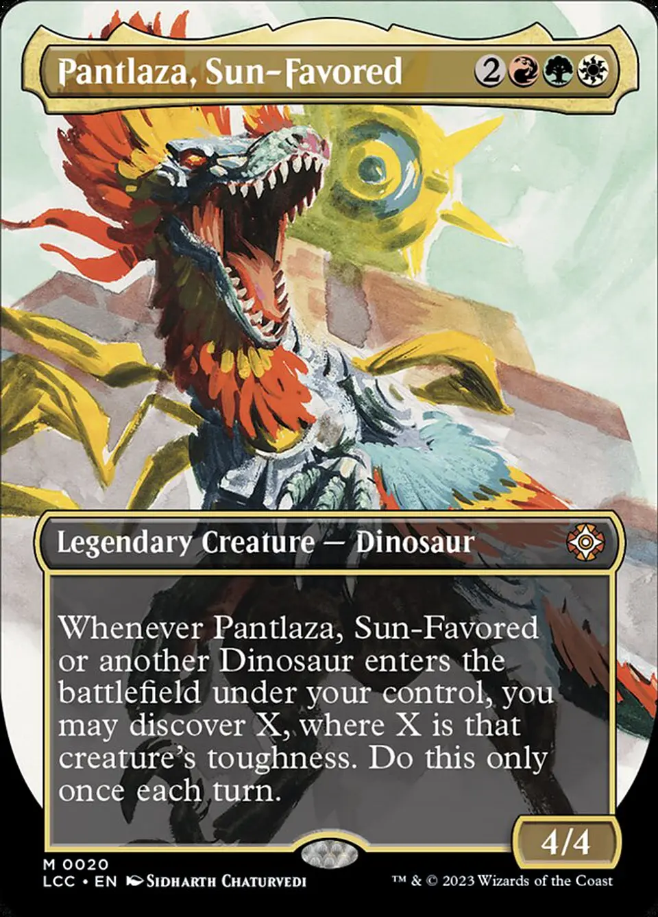 Pantlaza, Sun-Favored (Borderless) | Inglés | NM | LCC 1