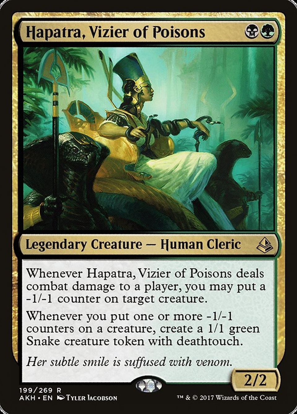 Hapatra, Vizier of Poisons (foil) | Español | NM | AKH 1