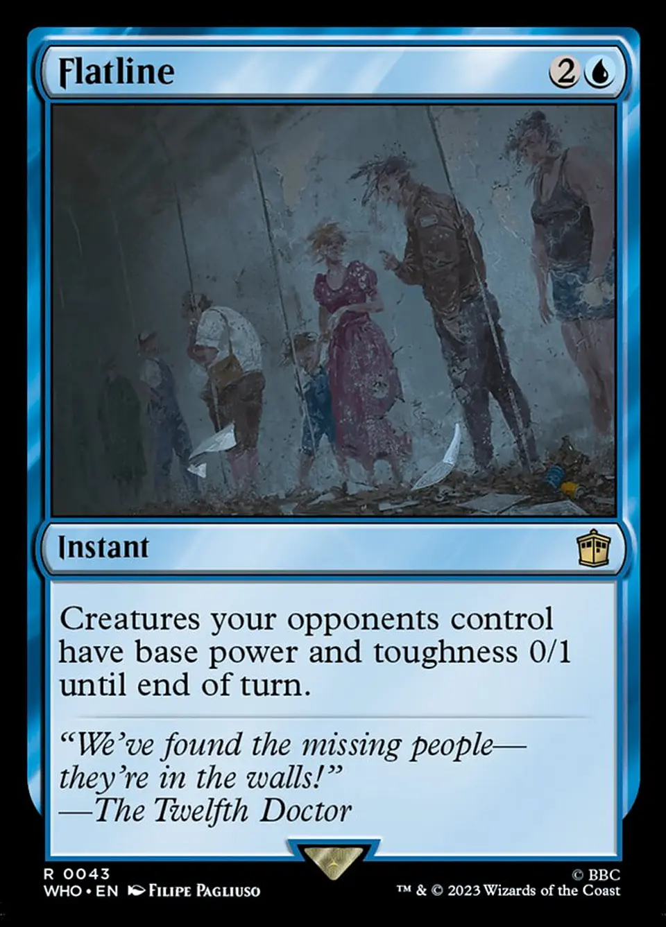 Flatline (foil) | Inglés | NM | WHO 1