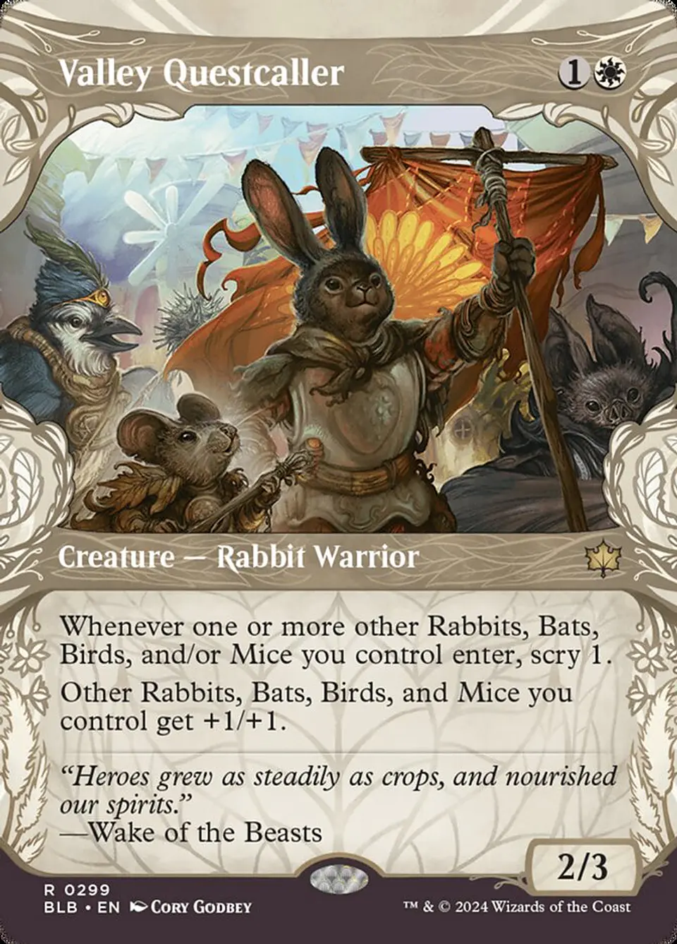 Valley Questcaller (Showcase) | Español | NM | BLB 1