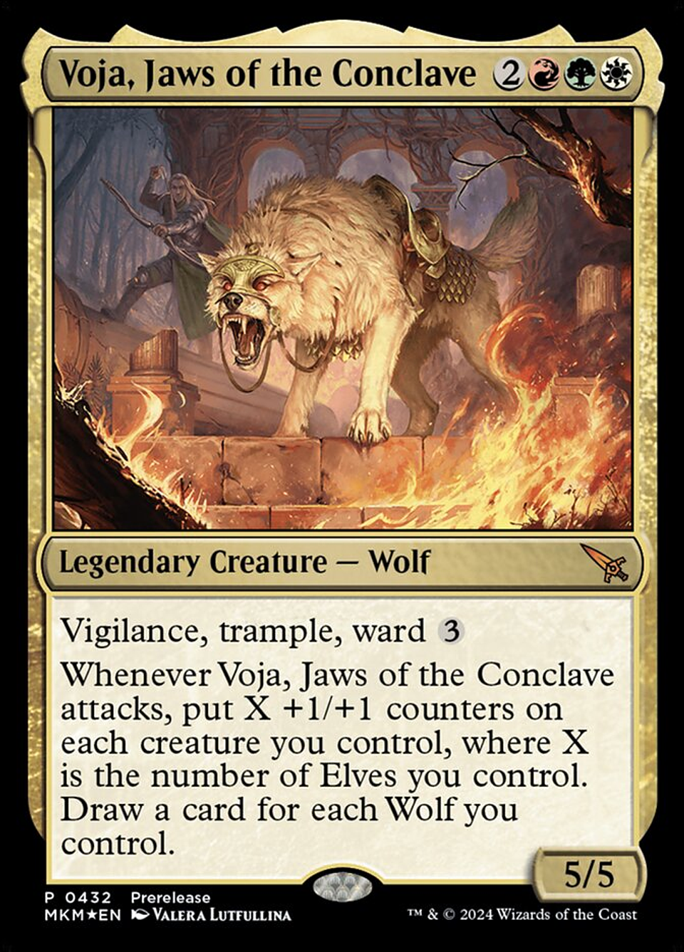 Voja, Jaws of the Conclave (Launch foil) | Español | NM | MKM 1