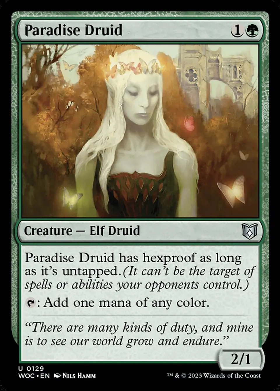 Paradise Druid | Inglés | NM | WOC 1