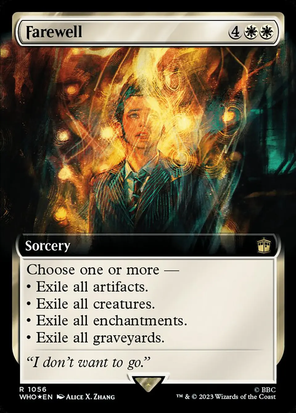Farewell (Extended Art foil) | Inglés | NM | WHO 1