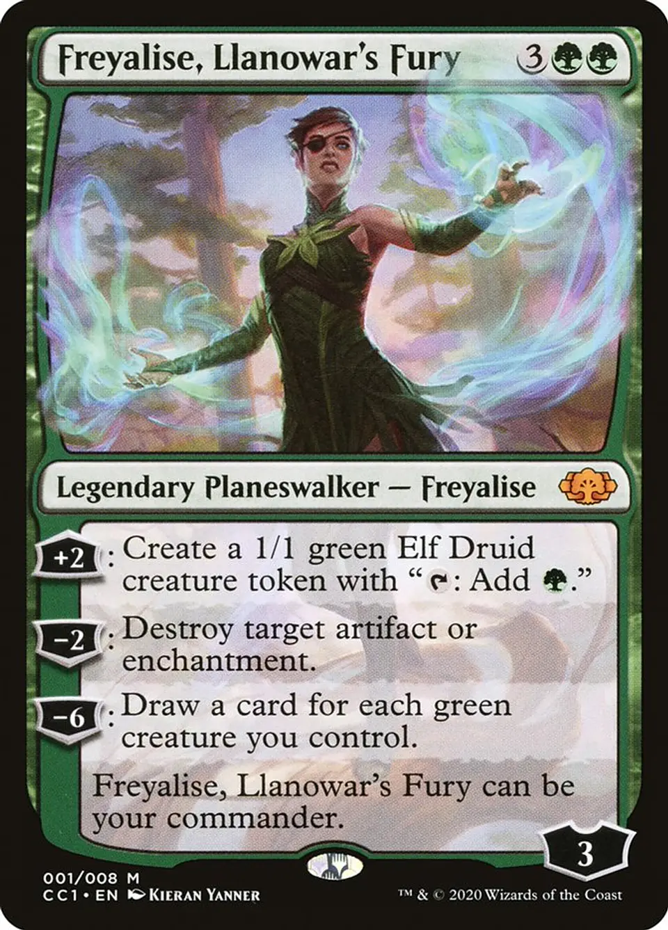 Freyalise, Llanowar's Fury | Inglés | NM | CC1 1